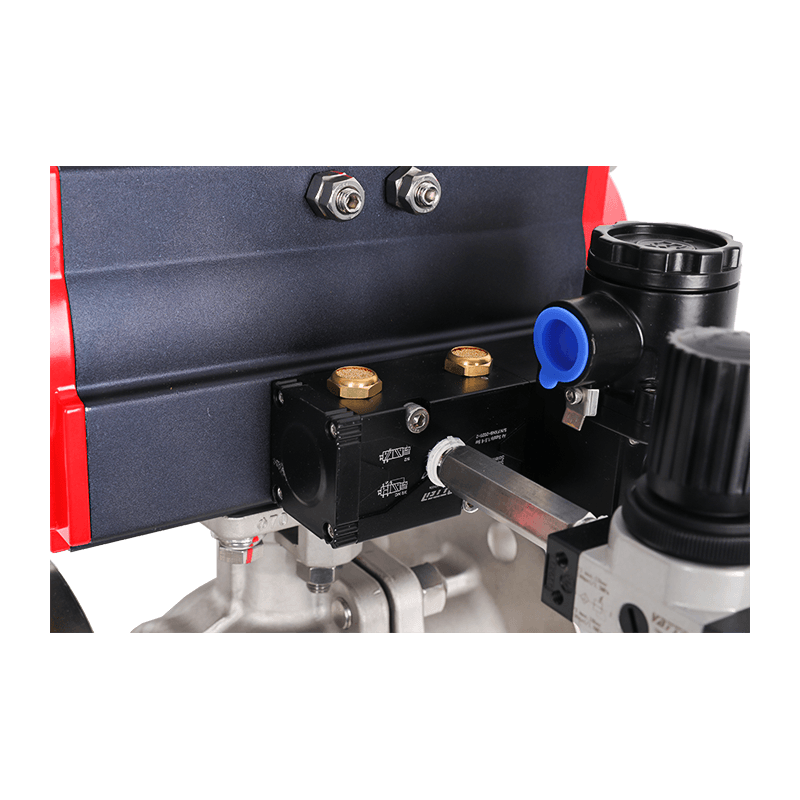 Valvola a sfera flangiata pneumatica antideflagrante