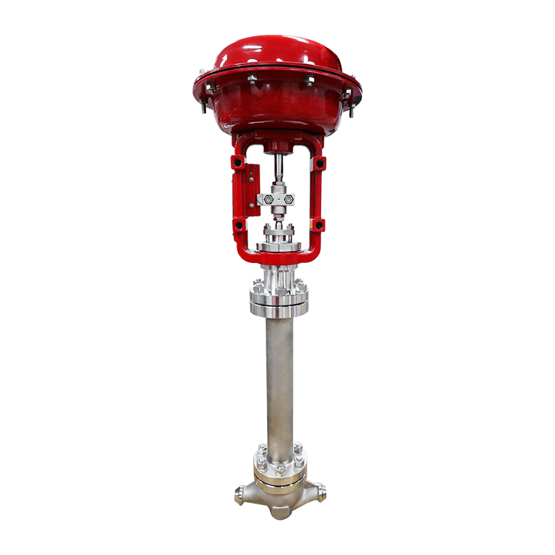 Valvola pneumatica di controllo del flusso a bassa temperatura