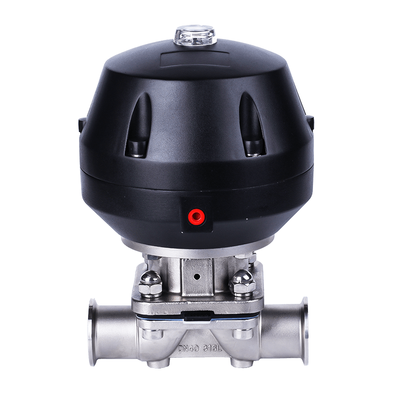 Valvola a membrana sanitaria pneumatica