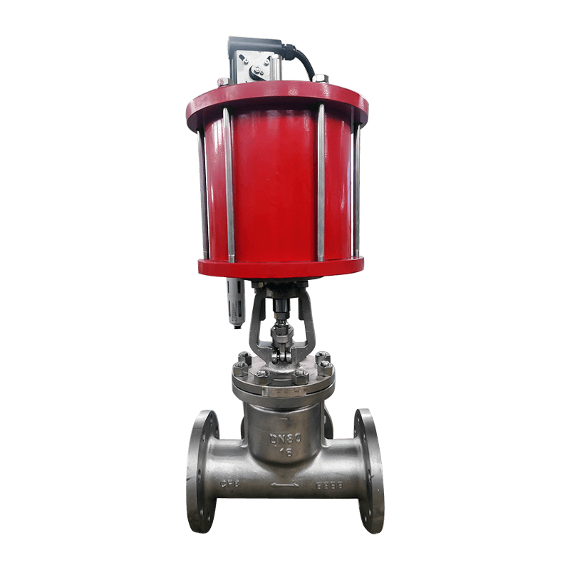 Valvola di intercettazione pneumatica in acciaio inossidabile