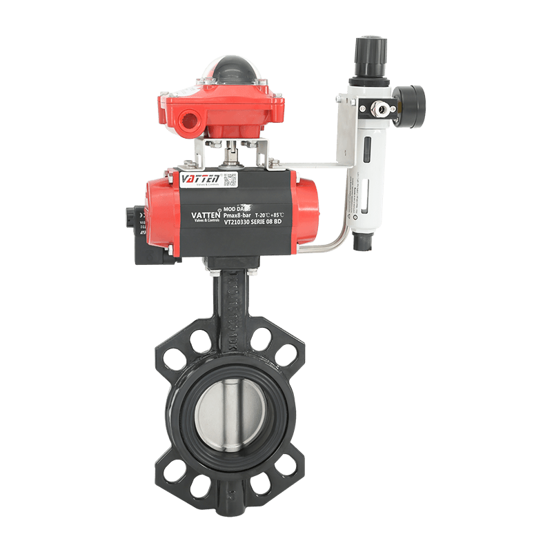 Valvola a farfalla pneumatica wafer